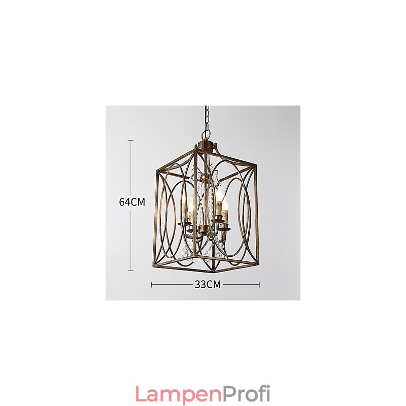 Vier Licht Vintage Metall Amerikanischen Industrie Loft Malerei Farbe Europäischen Kronleuchter Lampe die Indoor Dekorieren Pendelleuchte