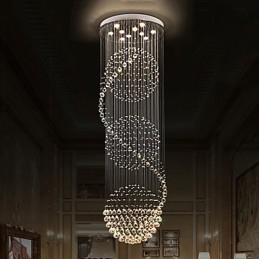 10 Lichter, 2,5 Meter Länge, langer Tropfen, Regentropfen, Teardrop, moderner Kristall-Deckenleuchter, Pendelleuchte für den Innenbereich