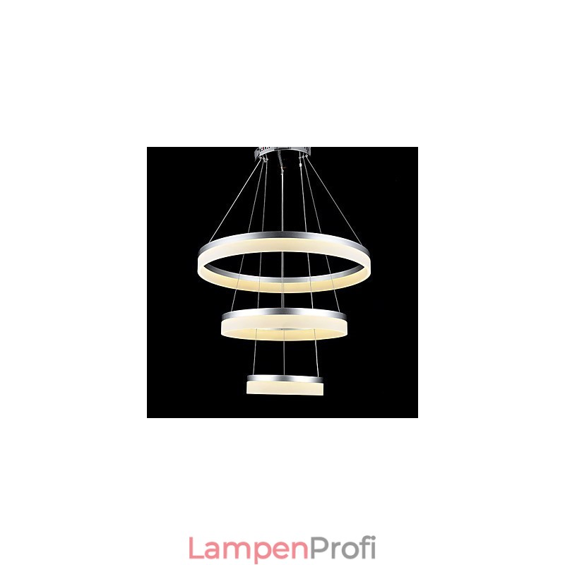 Runde Kronleuchter Lichter Beleuchtung Moderne Acryl Lampen Luxuriöse Drei Ringe Decke Leuchten