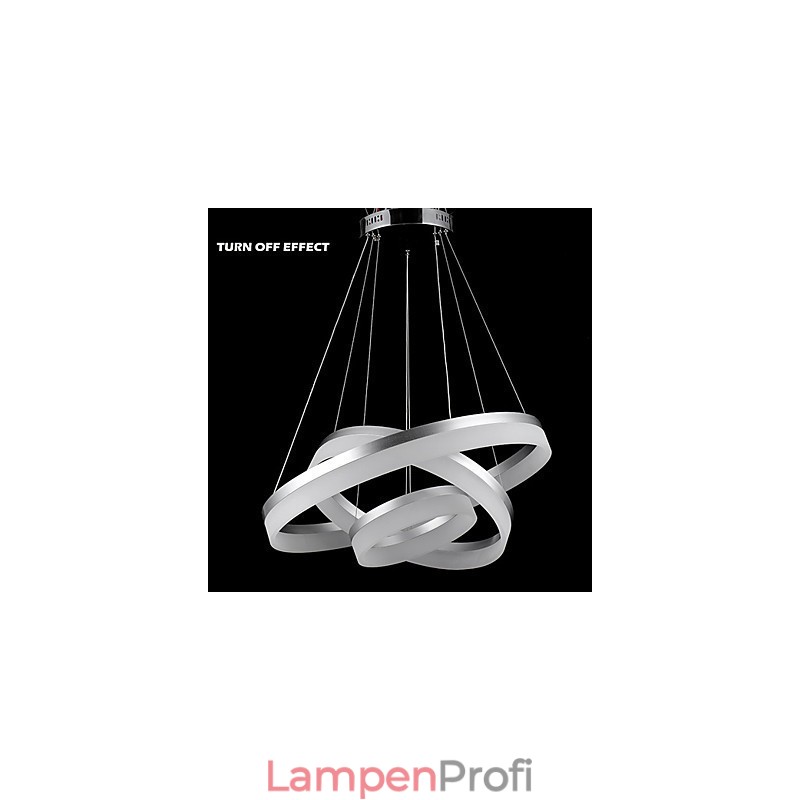 Runde Kronleuchter Lichter Beleuchtung Moderne Acryl Lampen Luxuriöse Drei Ringe Decke Leuchten