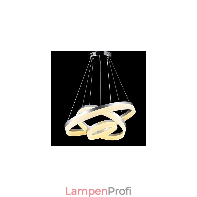 Runde Kronleuchter Lichter Beleuchtung Moderne Acryl Lampen Luxuriöse Drei Ringe Decke Leuchten