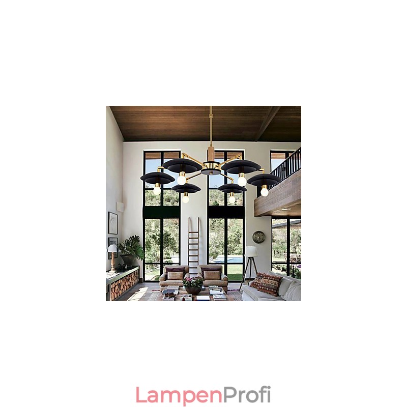 Personalisierter Kronleuchter mit 6 Lichtern