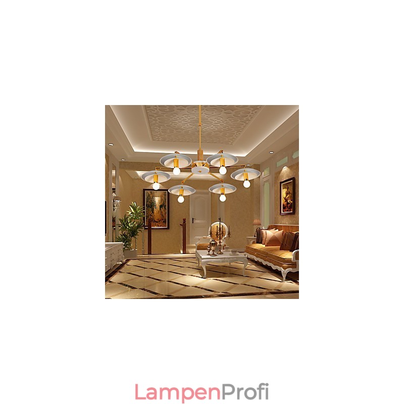 Personalisierter Kronleuchter mit 6 Lichtern