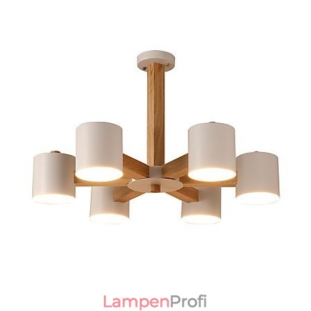 Kronleuchter mit 6 Lichtern, modern, zeitgenössisch, traditionell, klassisch, Vintage, Landhausstil, Holz-Funktion für Holz Kronleuchter mit 6 Lichtern, modern, zeitgenössisch, traditionell, klassisch, Vintage, Landhausstil, Holz-Funktion für Holz