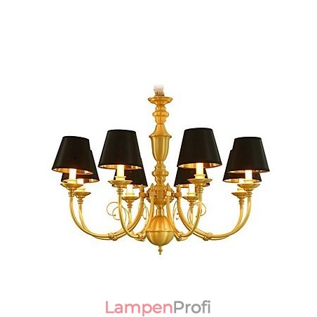 Kronleuchter, traditionell, klassisch, Landhausstil, Messing, für Mini-Stil, Metall, 8 Glühbirnen