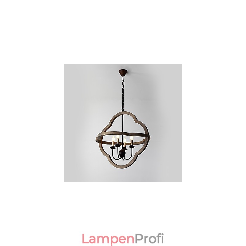 Vintage Metall American Industrial Loft Malerei Farbe Holz Kronleuchter Lampe die Indoor Dekorieren Pendelleuchte