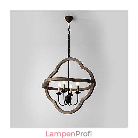 Vintage Metall American Industrial Loft Malerei Farbe Holz Kronleuchter Lampe die Indoor Dekorieren Pendelleuchte