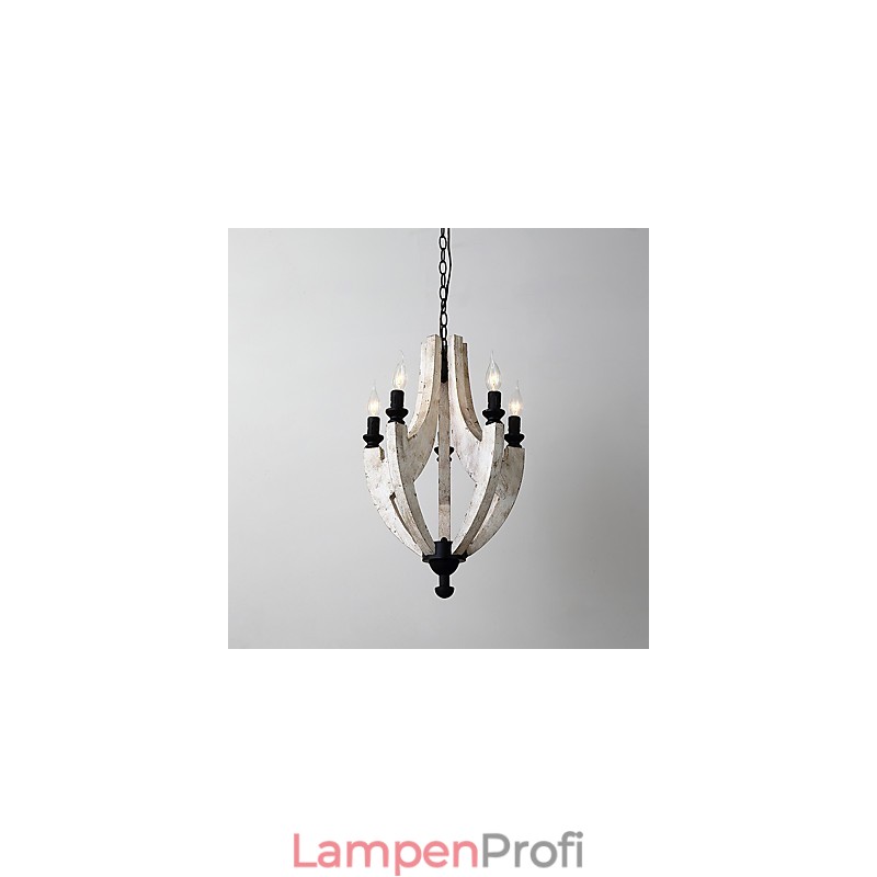 Vintage Malerei Feature Mini Stil Holz Bambus Kronleuchter Lampe die Dekorieren Pendelleuchte