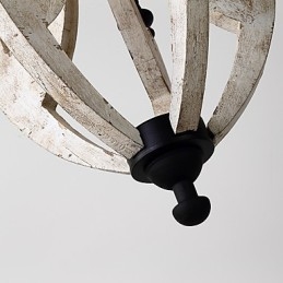 Vintage Malerei Feature Mini Stil Holz Bambus Kronleuchter Lampe die Dekorieren Pendelleuchte