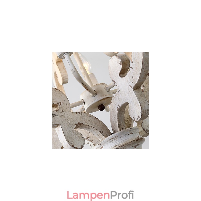 Vintage Malerei Feature Mini Stil Holz Bambus Kronleuchter Lampe die Dekorieren Pendelleuchte