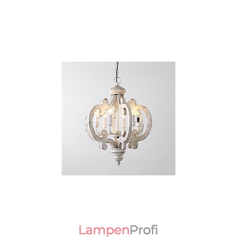 Vintage Malerei Feature Mini Stil Holz Bambus Kronleuchter Lampe die Dekorieren Pendelleuchte