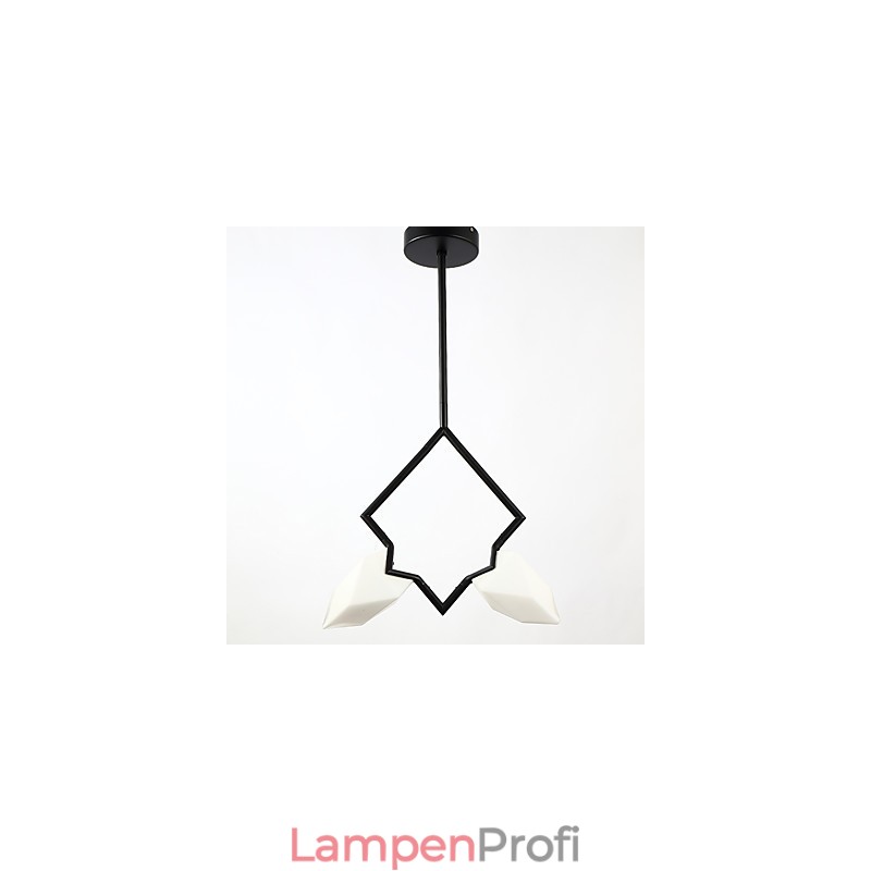 2 Licht Post Modern Metall mit Glas Pfirsich Kronleuchter Lampe die Kantine Dekorieren Pendelleuchte