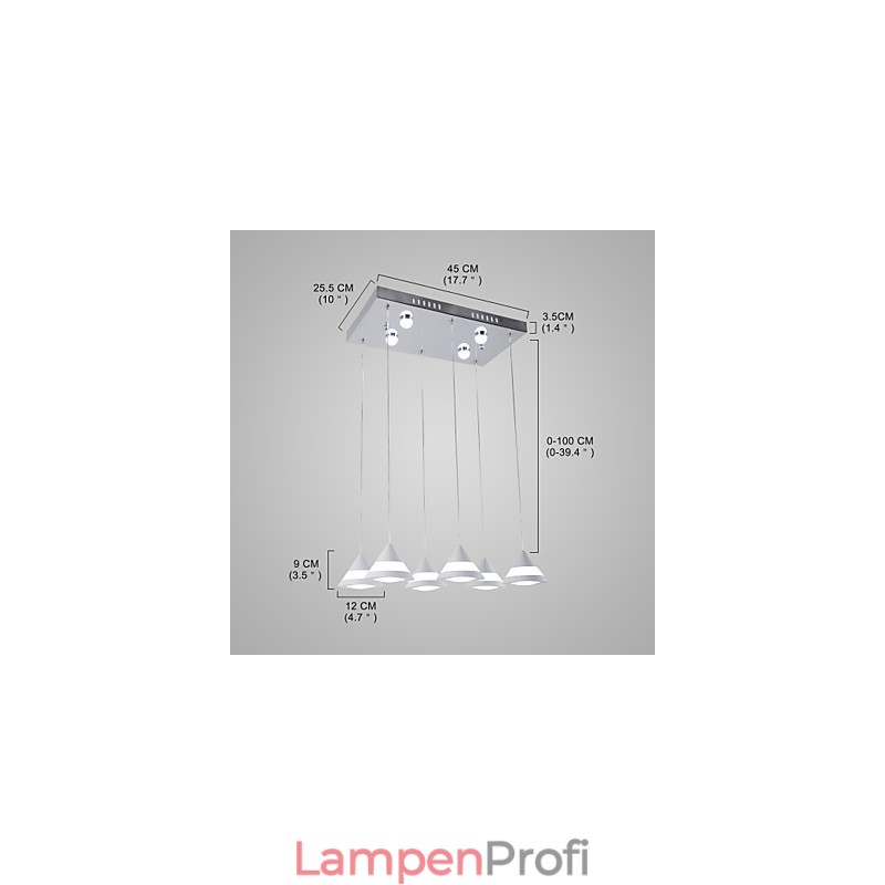 Pendelleuchte Modern Contemporary für Acryl