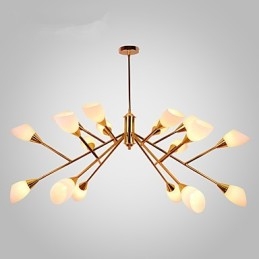 Nordic Einfache Atmosphärische Pastoralen Kronleuchter Kreative Lobby Kronleuchter Lampe