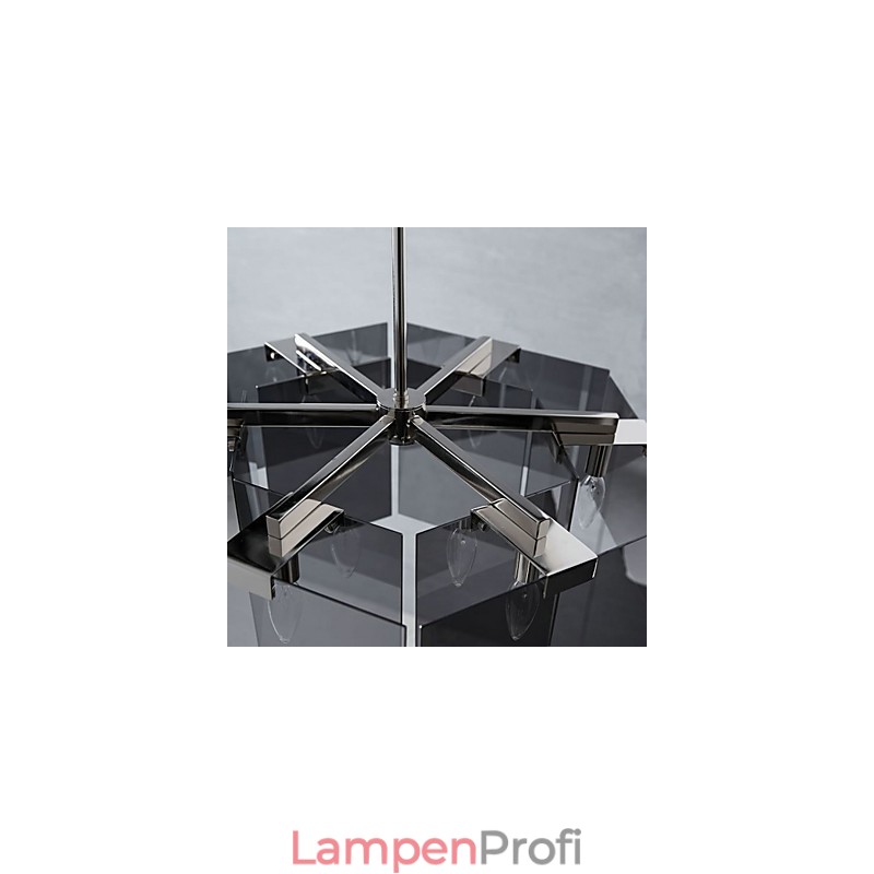 Rustikales Lodge-Malerei-Feature für Designer, Metall-Kronleuchter für den Innenbereich mit 6 Glühbirnen