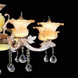 Moderne zeitgenössische traditionelle klassische Zinklegierungsfunktion für Kristall-Mini-Metallpendelleuchte