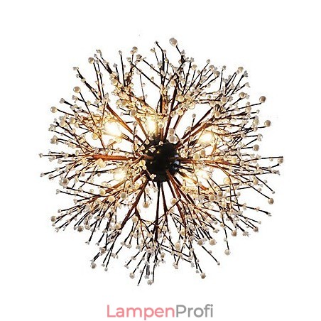 Moderner Kronleuchter Feuerwerk Vintage Schmiedeeisen mit 8 Lichtern Kronleuchter Insel Pendelleuchte Deckenleuchte