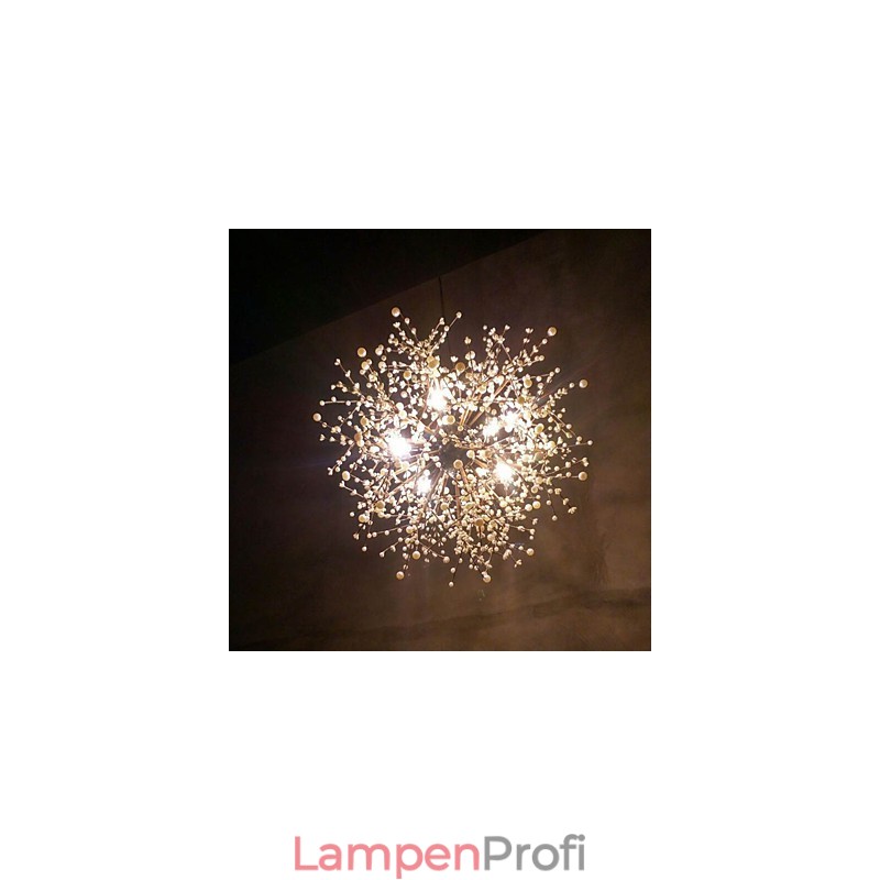 Moderner Kronleuchter Feuerwerk Vintage Schmiedeeisen mit 8 Lichtern Kronleuchter Insel Pendelleuchte Deckenleuchte