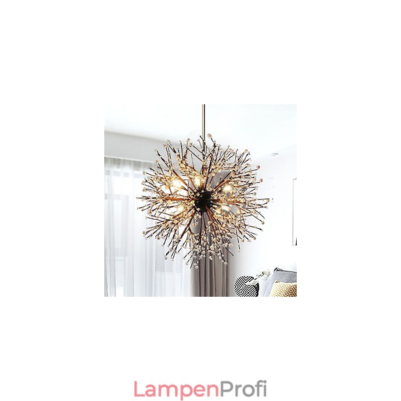 Moderner Kronleuchter Feuerwerk Vintage Schmiedeeisen mit 8 Lichtern Kronleuchter Insel Pendelleuchte Deckenleuchte