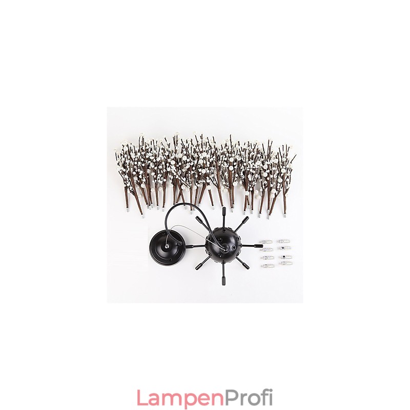 Moderner Kronleuchter Feuerwerk Vintage Schmiedeeisen mit 8 Lichtern Kronleuchter Insel Pendelleuchte Deckenleuchte