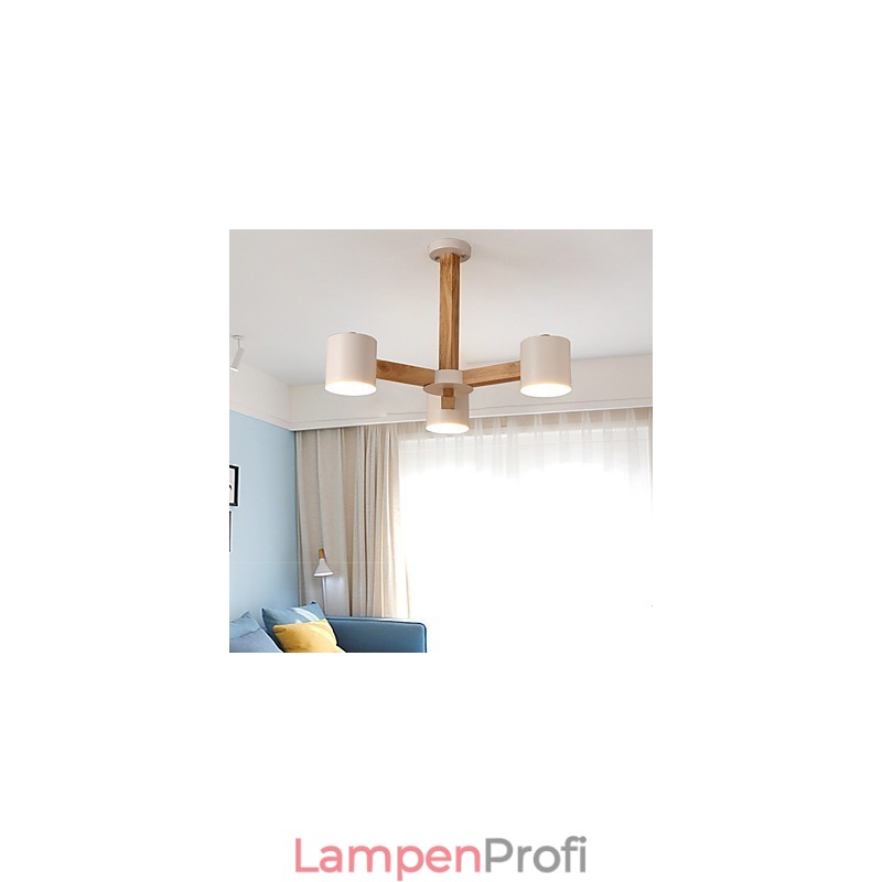 Kronleuchter mit 3 Lichtern, modern, zeitgenössisch, traditionell, klassisch, Vintage, Landhausstil, Holz-Funktion für Holz