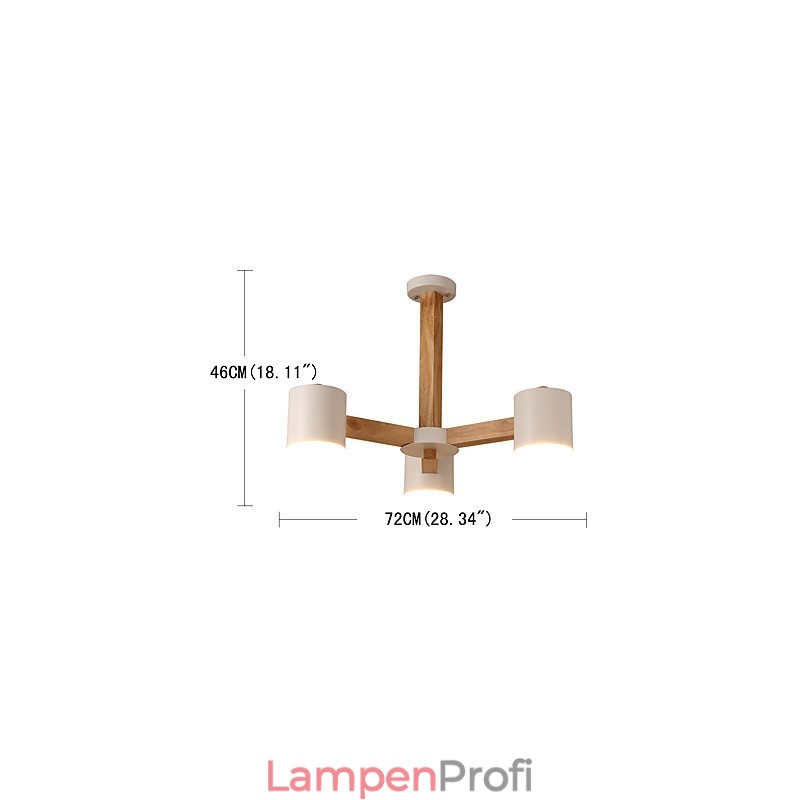 Kronleuchter mit 3 Lichtern, modern, zeitgenössisch, traditionell, klassisch, Vintage, Landhausstil, Holz-Funktion für Holz