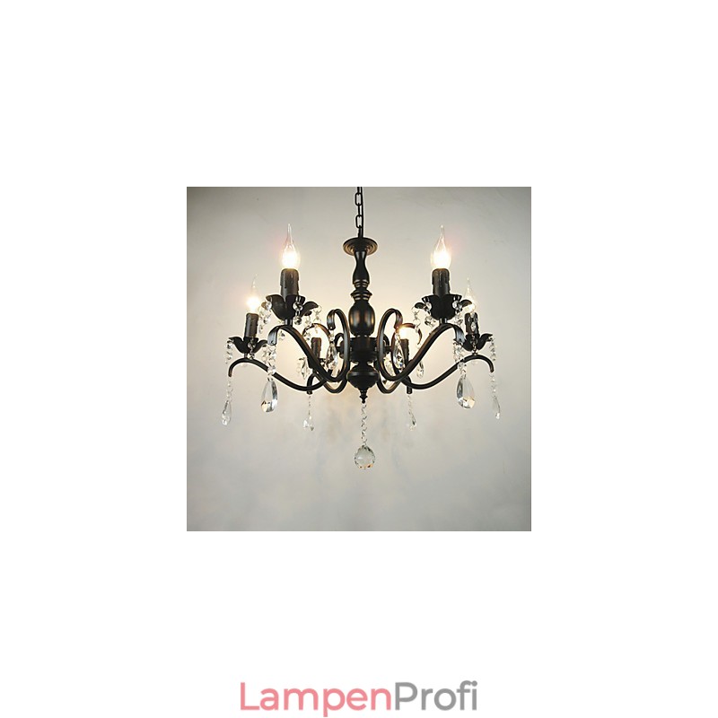 Kronleuchter Einfache Kristall Eisen Kerze Lichter Dekoration Lampen Beleuchtung