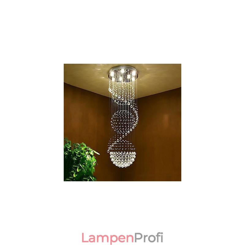 Kristall Deckenleuchter Pendelleuchte Indoor Home Hängende Beleuchtung Lampen Leuchten für Treppen