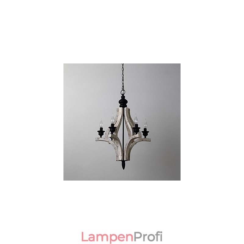 Vintage Malerei Feature Mini Stil Holz Bambus Kronleuchter Lampe die Dekorieren Pendelleuchte