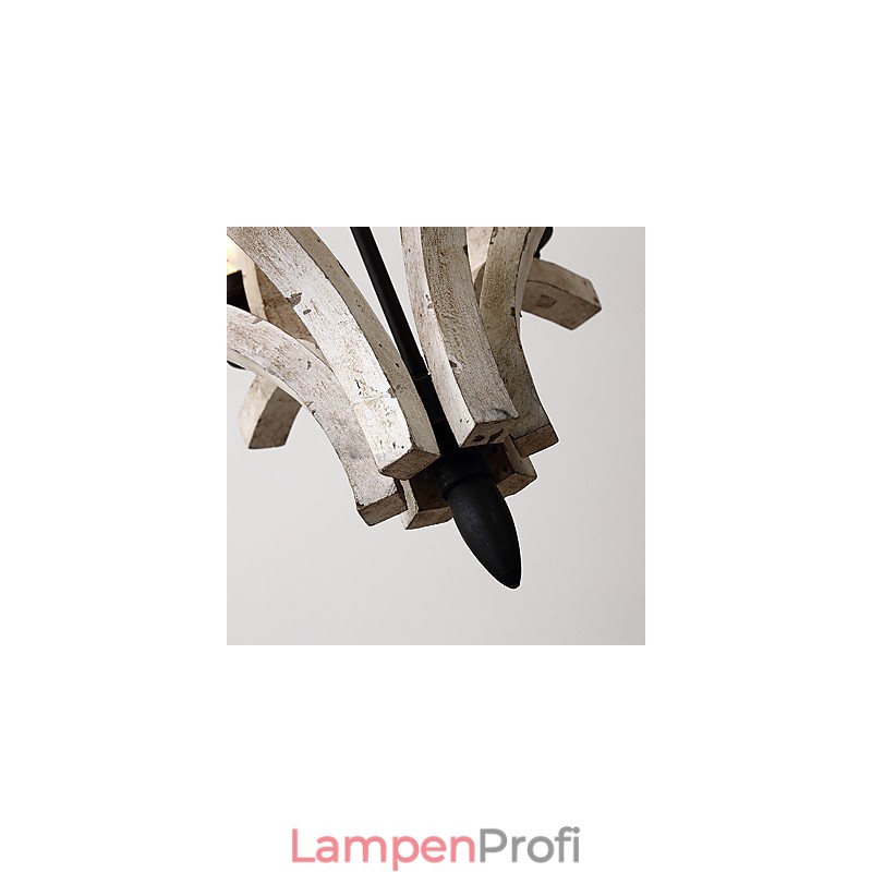 Vintage Malerei Feature Mini Stil Holz Bambus Kronleuchter Lampe die Dekorieren Pendelleuchte