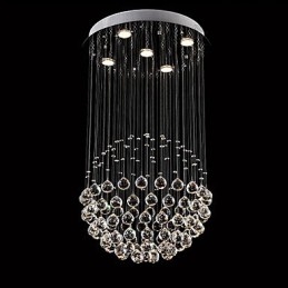 Moderne zeitgenössische traditionelle klassische rustikale Lodge Vintage Country Island Kristall galvanisierte Metall Pendelleuchte