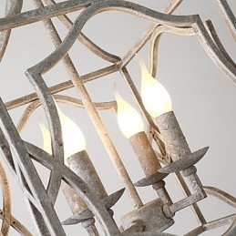 Vintage Metall Amerikanischer Industrieller Loft Malerei Farbe Europäische Kronleuchterlampe die Innendekoration Pendelleuchte