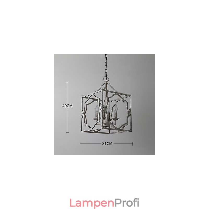 Vintage Metall Amerikanischer Industrieller Loft Malerei Farbe Europäische Kronleuchterlampe die Innendekoration Pendelleuchte