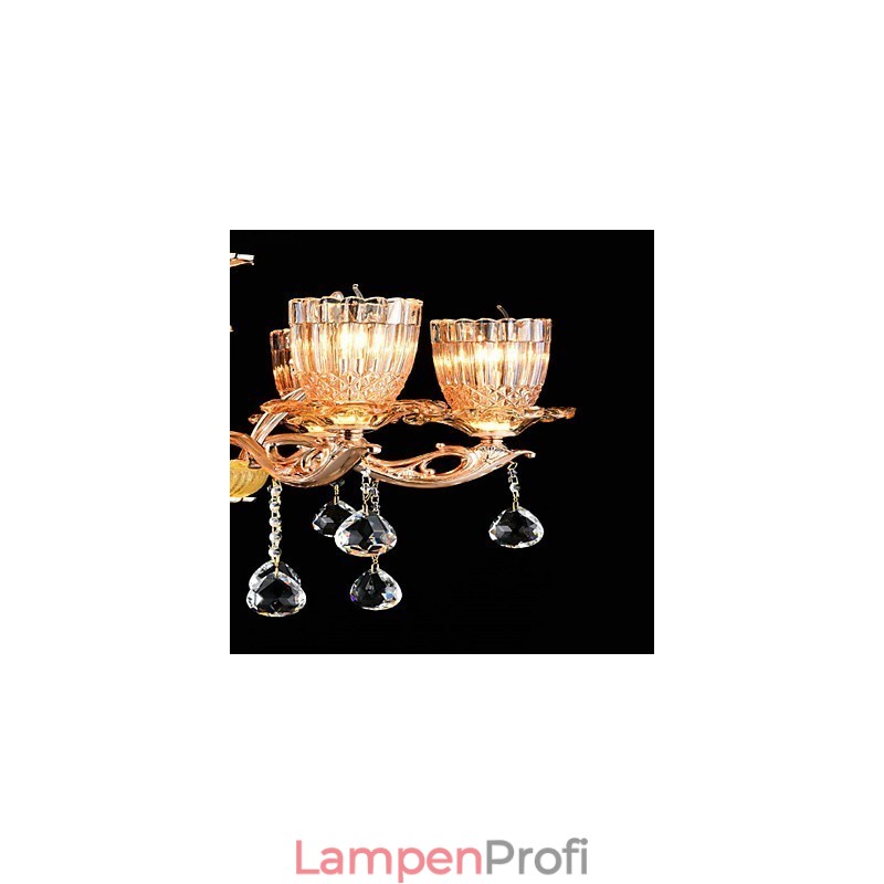 Moderne zeitgenössische traditionelle klassische Zinklegierungsfunktion für Kristall-Mini-Metallpendelleuchte