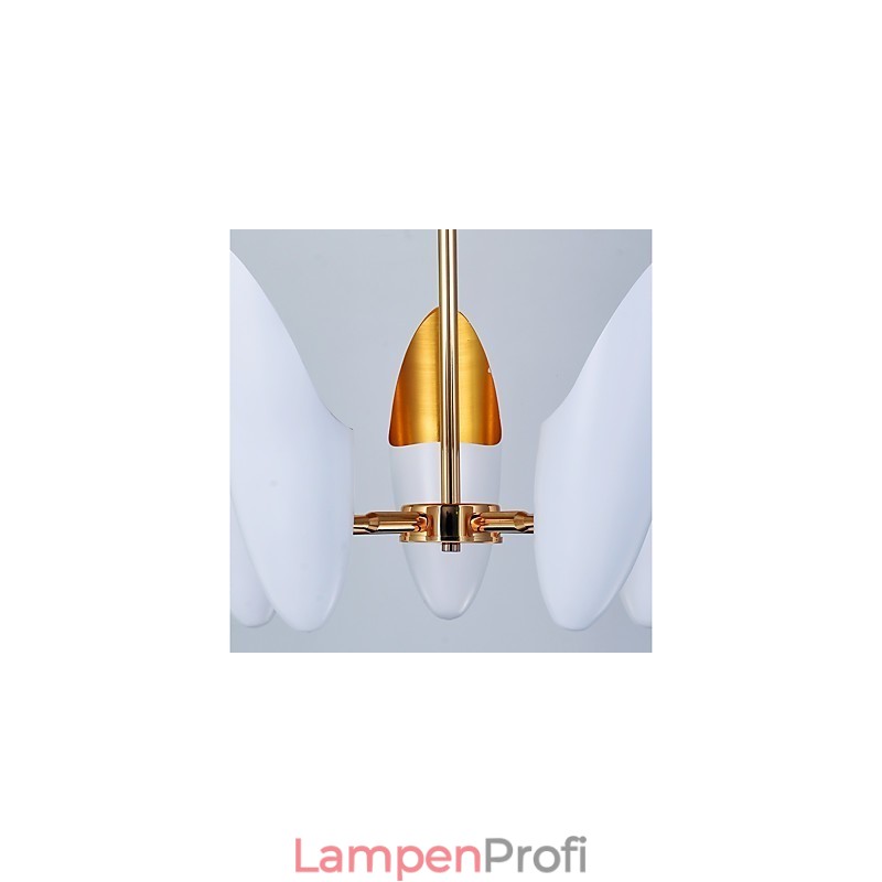 5-Licht-Kronleuchter Brief Art Moderne zeitgenössische Pendelleuchte