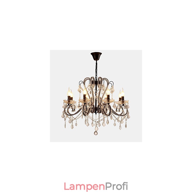 8 Lichter Kristall Kronleuchter Modern Zeitgenössisch Traditionell Klassisch Rustikal Lodge Vintage Retro