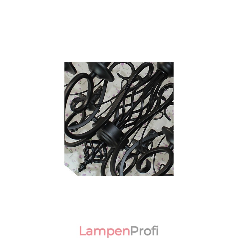 Kronleuchter im europäischen Stil, Esszimmerbeleuchtung, einfache Originalität, innovative Kerzen, 6 Lichter