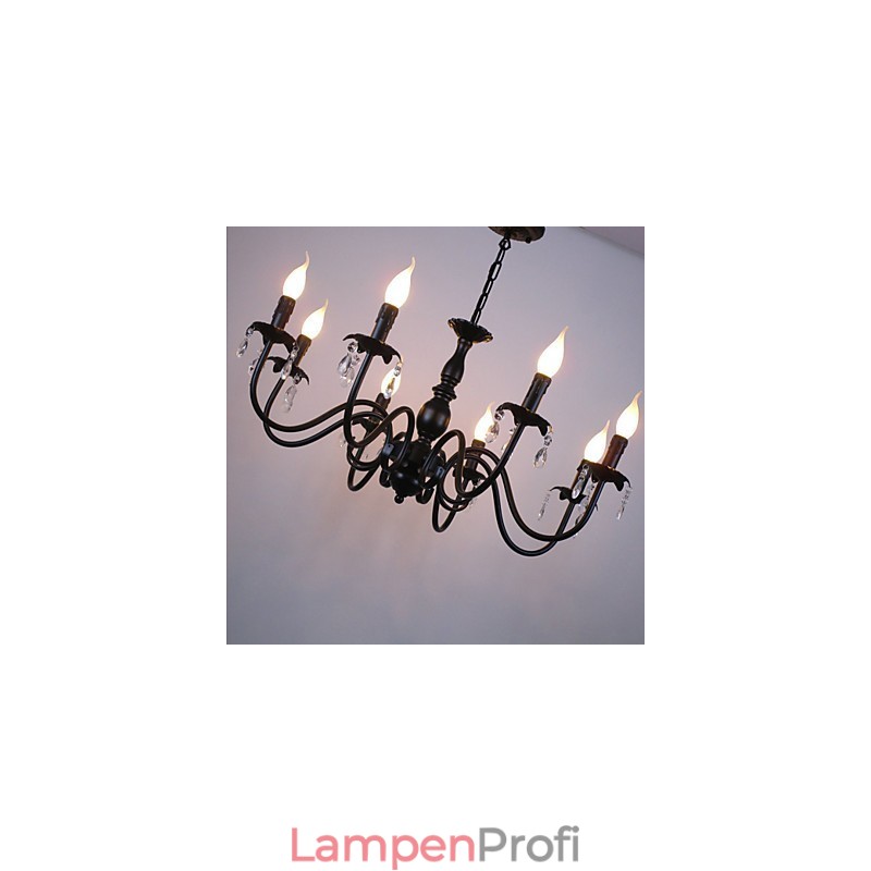 Europäischer Stil Kristallkerzenlampe Lampe Bekleidungsgeschäft Lampen und Laternen Dekoration Projekt Droplight
