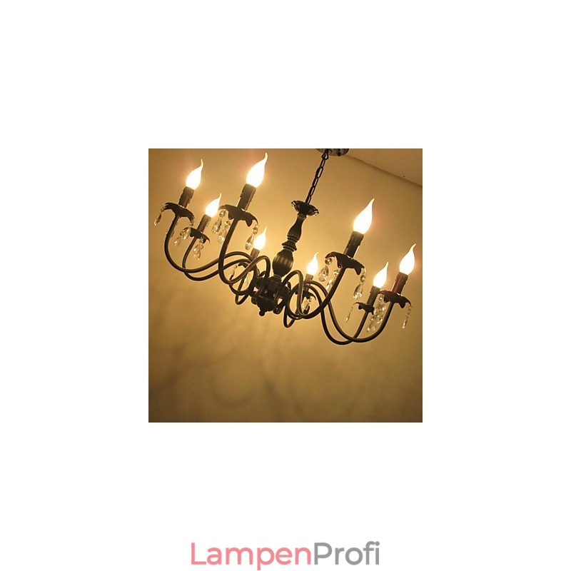 Europäischer Stil Kristallkerzenlampe Lampe Bekleidungsgeschäft Lampen und Laternen Dekoration Projekt Droplight