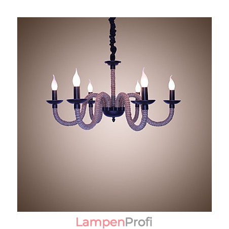 Loft Industrie Wind Vintage Eisen Lampen Geschäfte Kronleuchter Seil Kronleuchter Lichter