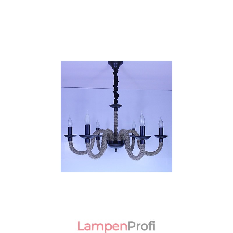 Loft Industrie Wind Vintage Eisen Lampen Geschäfte Kronleuchter Seil Kronleuchter Lichter