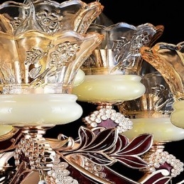 Pendelleuchte aus Zinklegierung für Kristall, Mini-Stil, Metall, für den Innenbereich, Geschäfte, 15 Glühbirnen