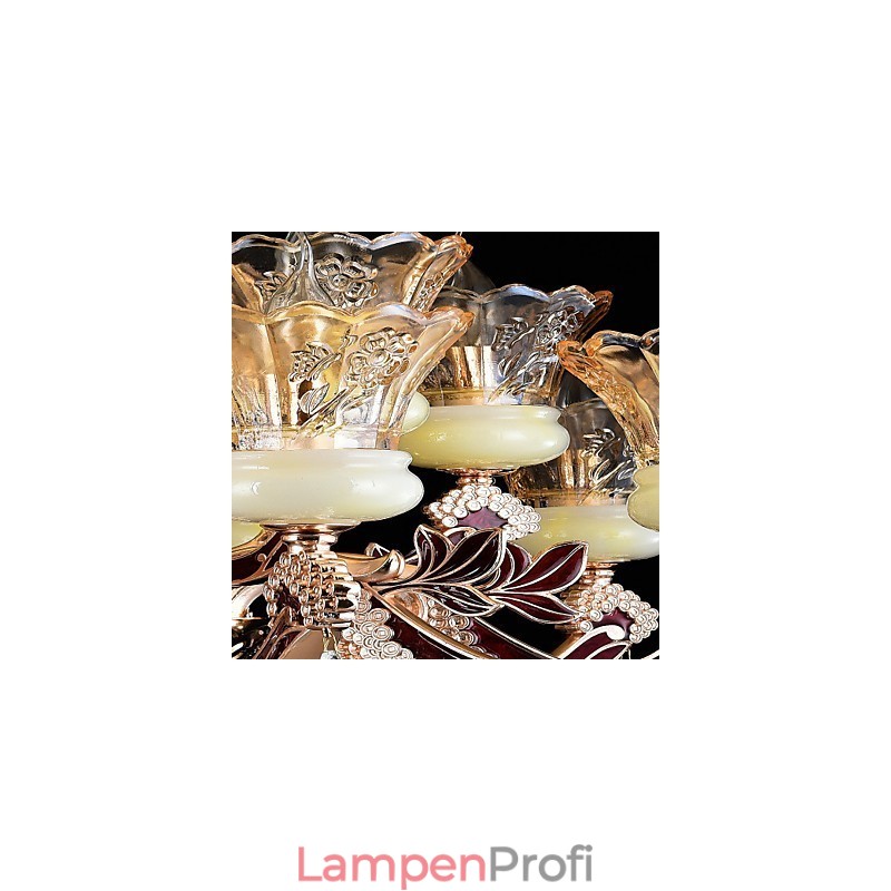 Pendelleuchte aus Zinklegierung für Kristall, Mini-Stil, Metall, für den Innenbereich, Geschäfte, 15 Glühbirnen