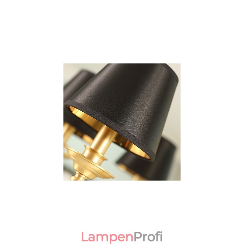 Kronleuchter, traditionell, klassisch, Landhausstil, Messing, Metall, 6 Glühbirnen