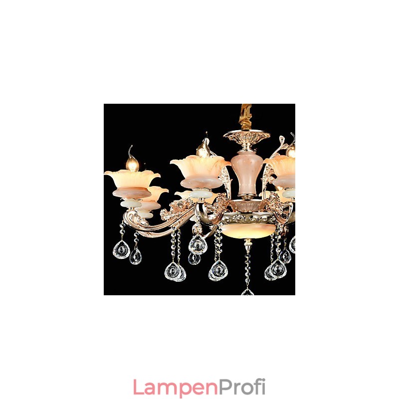 Moderne zeitgenössische traditionelle klassische Zinklegierungsfunktion für Kristall-Mini-Metallpendelleuchte