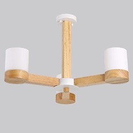 Kronleuchter mit 3 Lichtern, modern, zeitgenössisch, traditionell, klassisch, Vintage, Landhausstil, Holz-Funktion für Holz