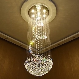 Moderne Kristall Deckenleuchter Lichter Indoor Pendelleuchte Deco Leuchten