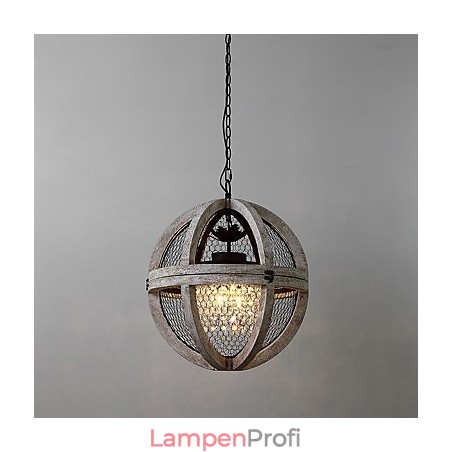 Vintage Metall American Industrial Loft Malerei Farbe Holz Kronleuchter Lampe die Indoor Dekorieren Pendelleuchte