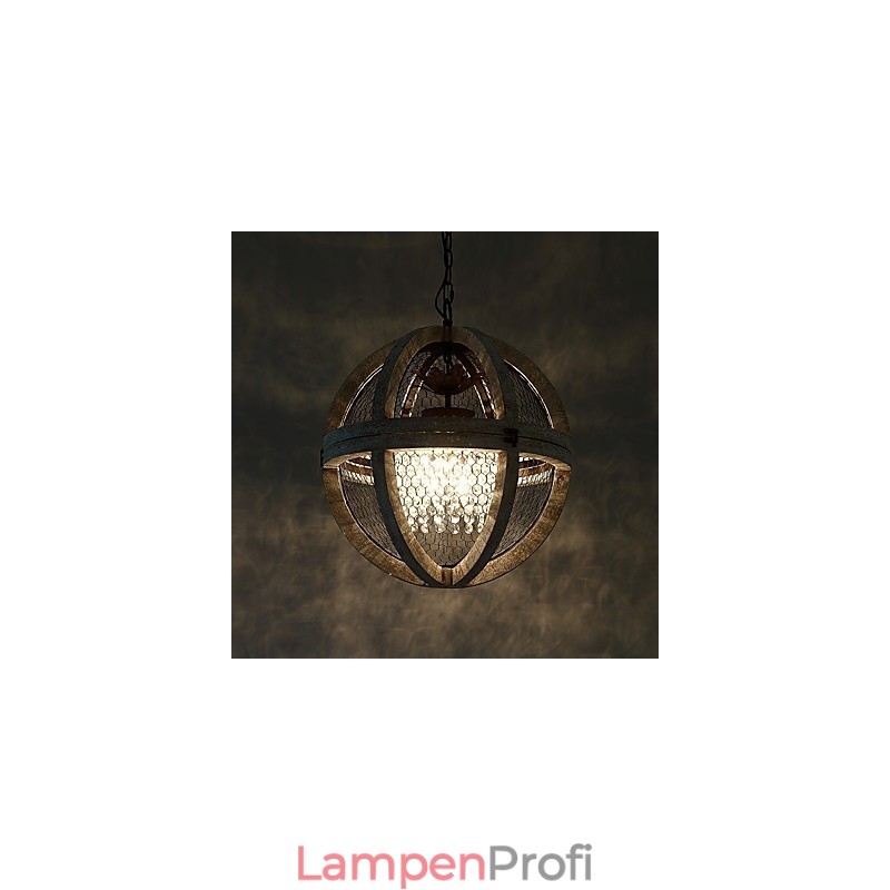 Vintage Metall American Industrial Loft Malerei Farbe Holz Kronleuchter Lampe die Indoor Dekorieren Pendelleuchte