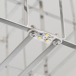 Moderne Kronleuchter Licht Edelstahl Lampe Loft Beleuchtung